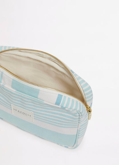 Striped Canvas Pouch