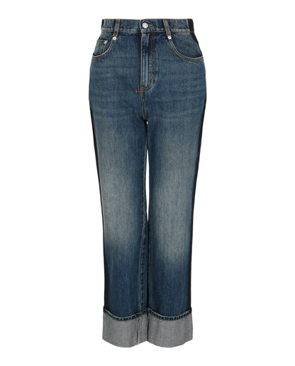 Alexander McQueen Faded Boyfriend Jeans