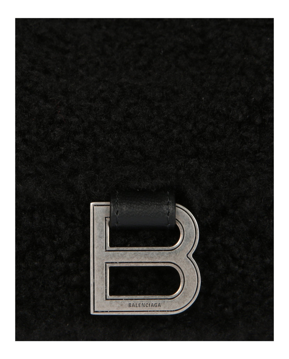 Balenciaga Crush Small Chain Bag With Faux Shearling