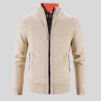 Men's Stand Collar Zip Jacket