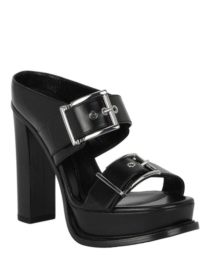 Alexander McQueen Boxcar Leather Sandals