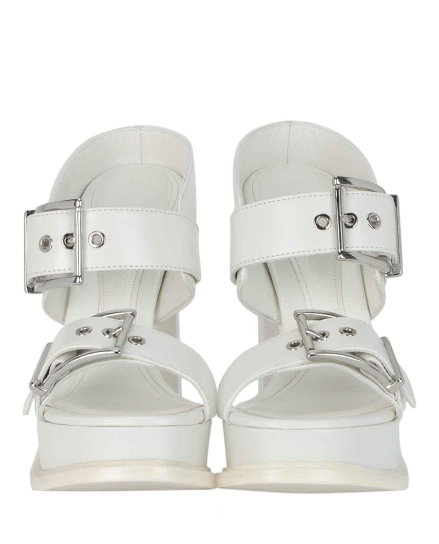 Alexander McQueen Boxcar Leather Sandals