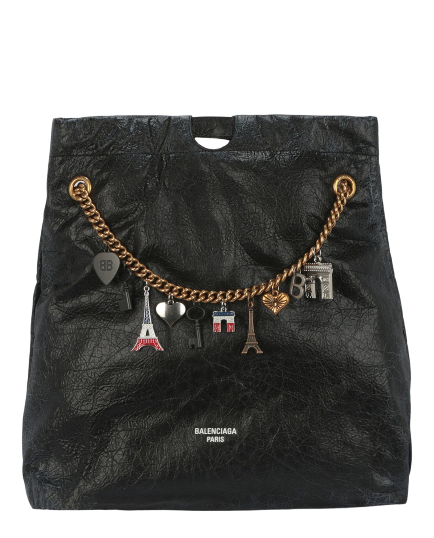 Balenciaga Crush Leather Medium Tote