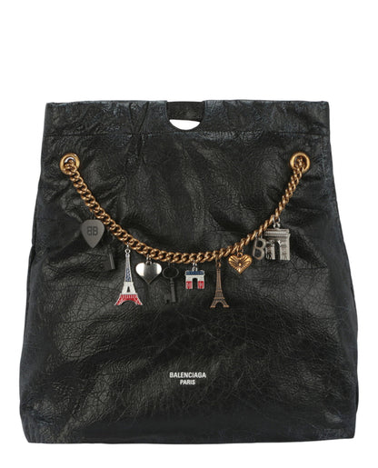 Balenciaga Crush Leather Medium Tote