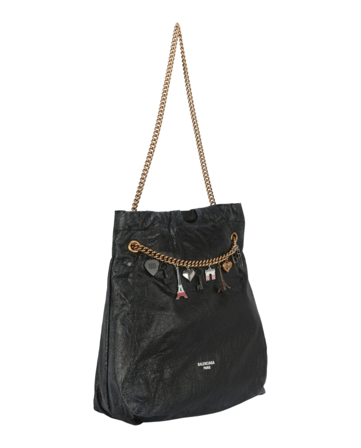 Balenciaga Crush Leather Medium Tote