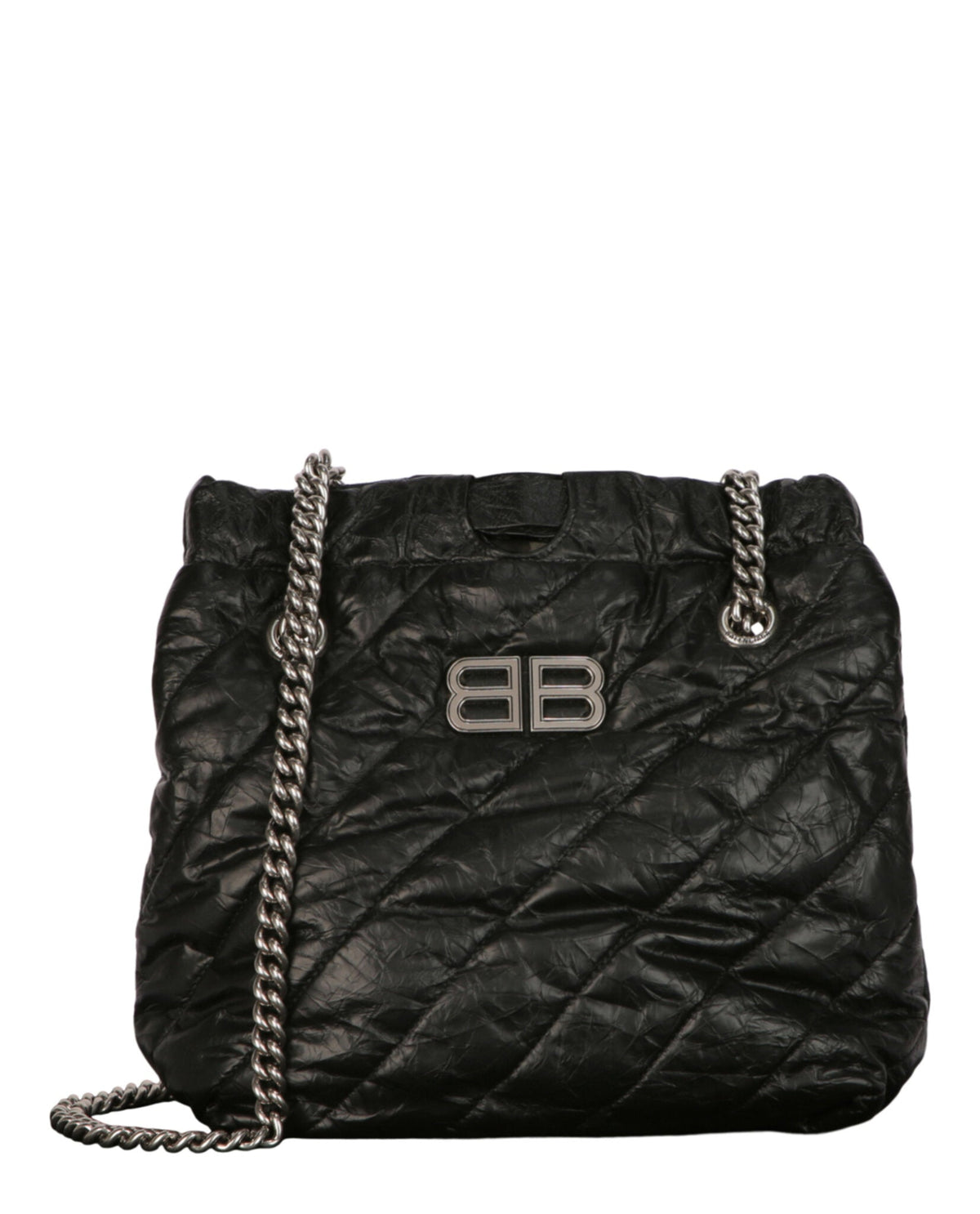 Balenciaga Small Quilted Crush Tote Bag