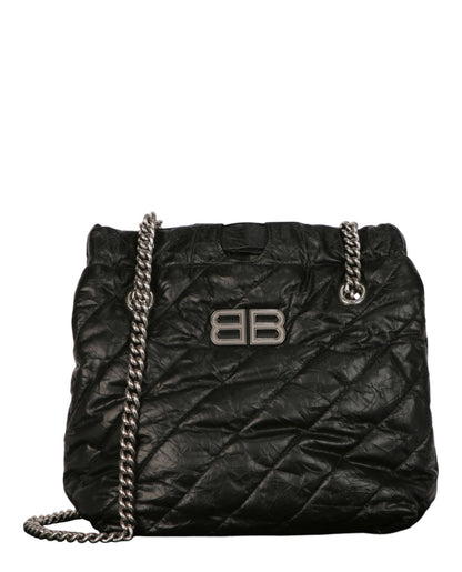 Balenciaga Small Quilted Crush Tote Bag