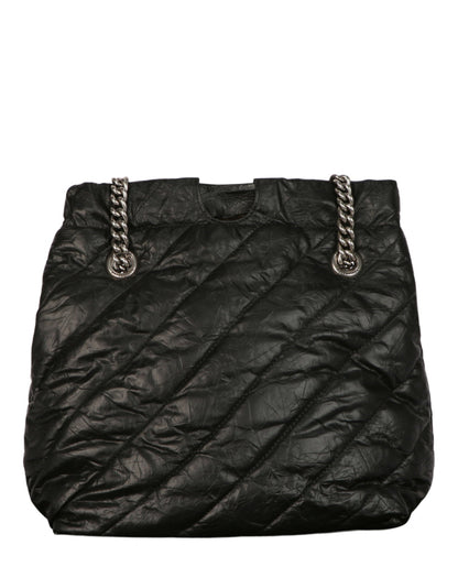 Balenciaga Small Quilted Crush Tote Bag