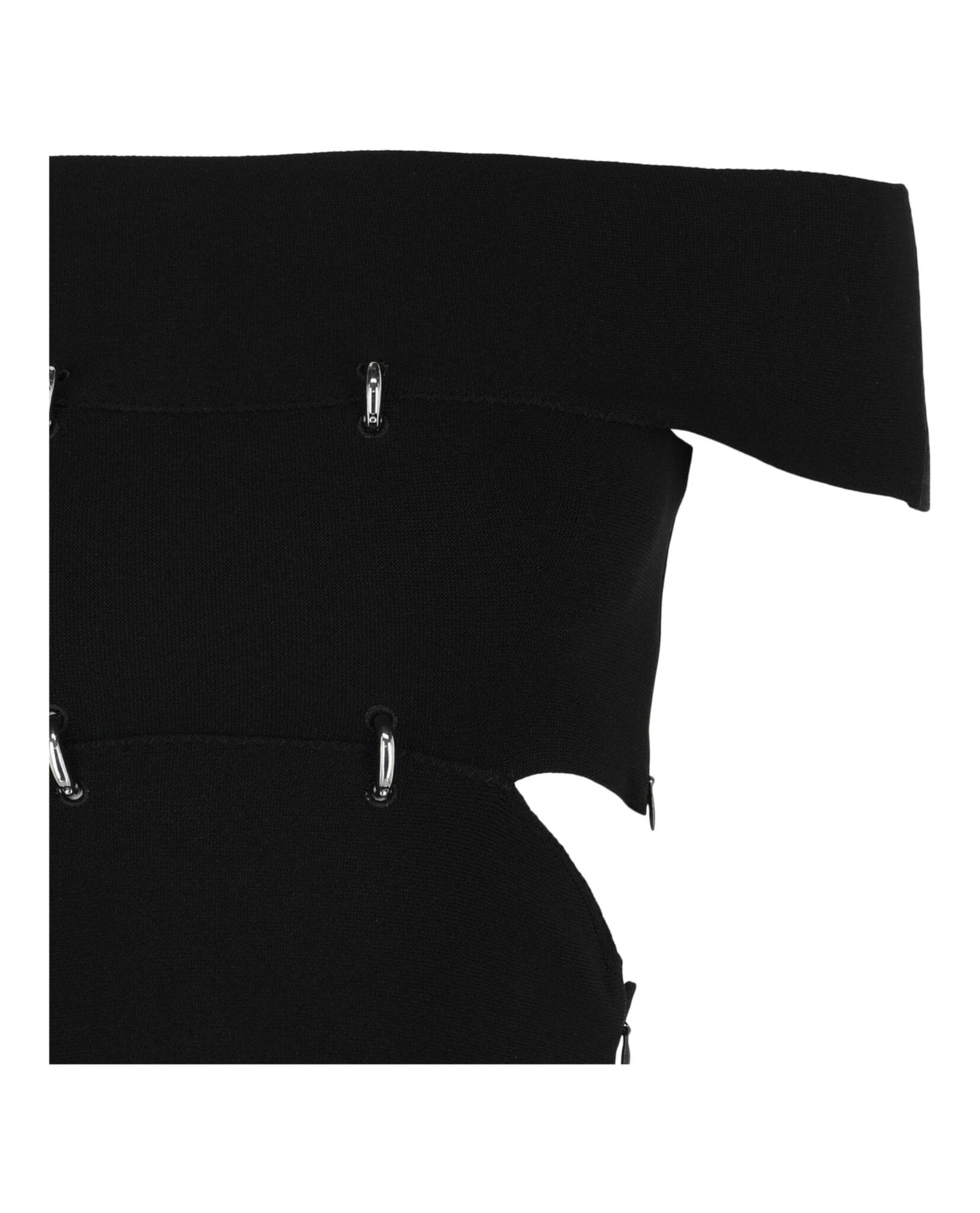 Alexander McQueen Sliced Off-the-Shoulder Top