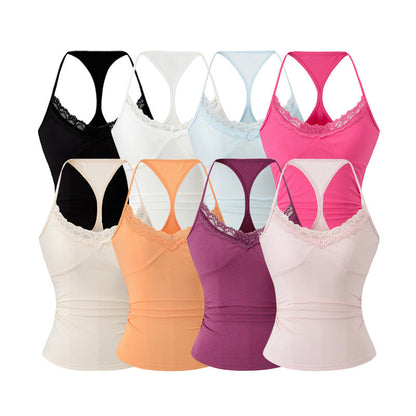 Slim fit V-neck top for women