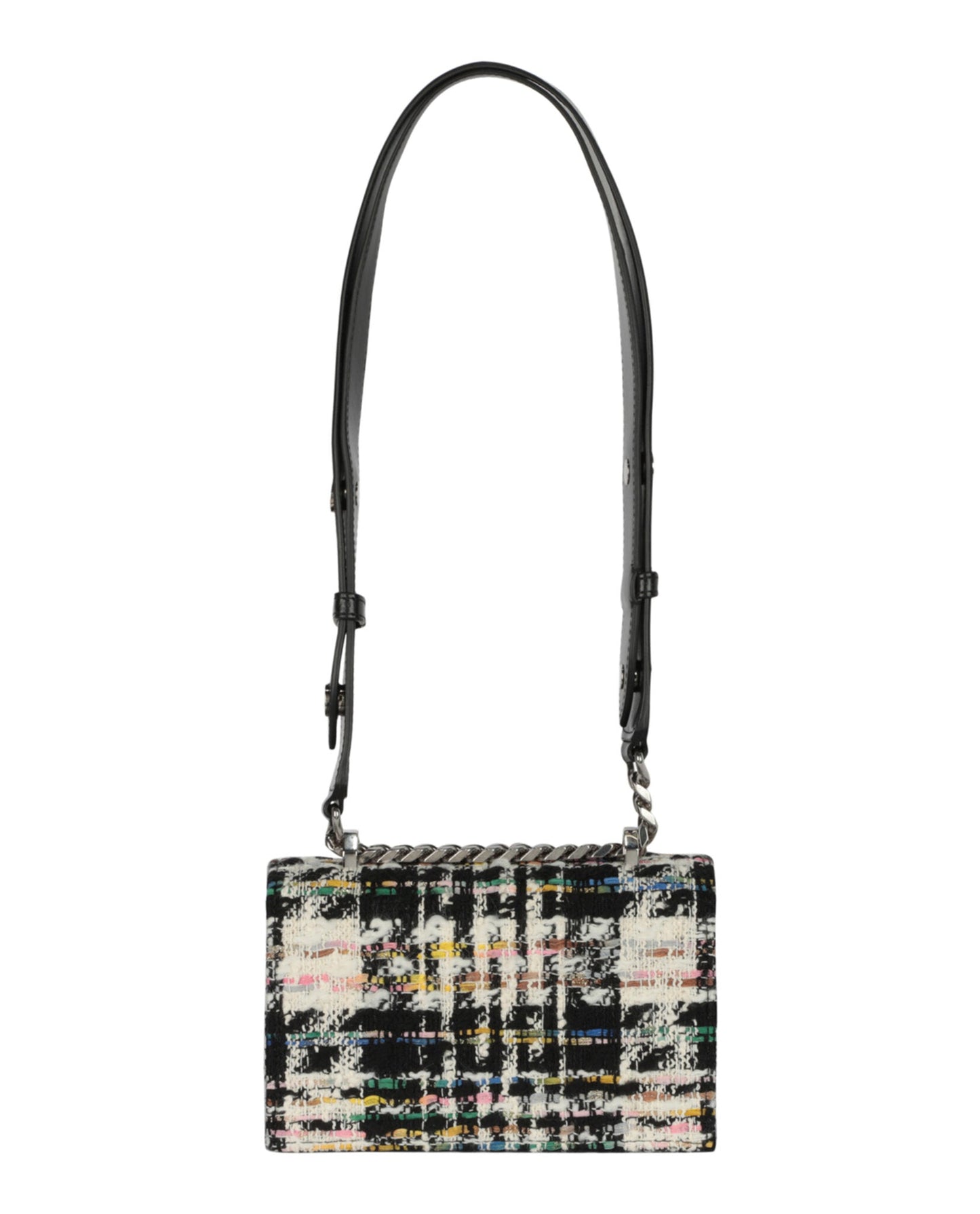 Alexander McQueen Mini Jewelled Tweed Shoulder Bag