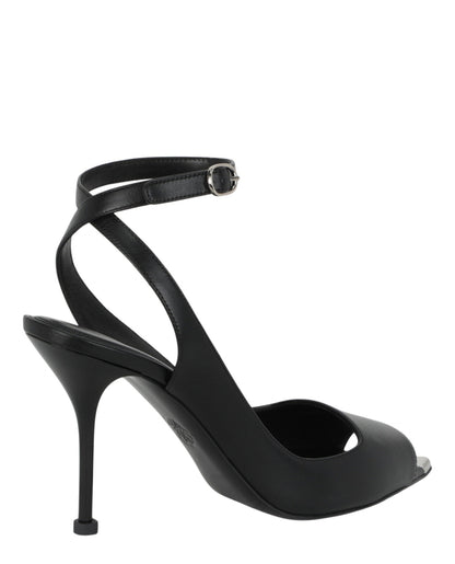 Alexander McQueen Punk Peep Toe Sandals