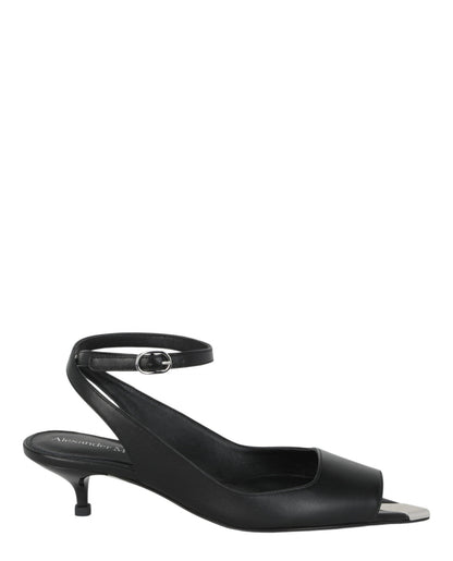 Alexander McQueen Punk Peep Toe Sandals