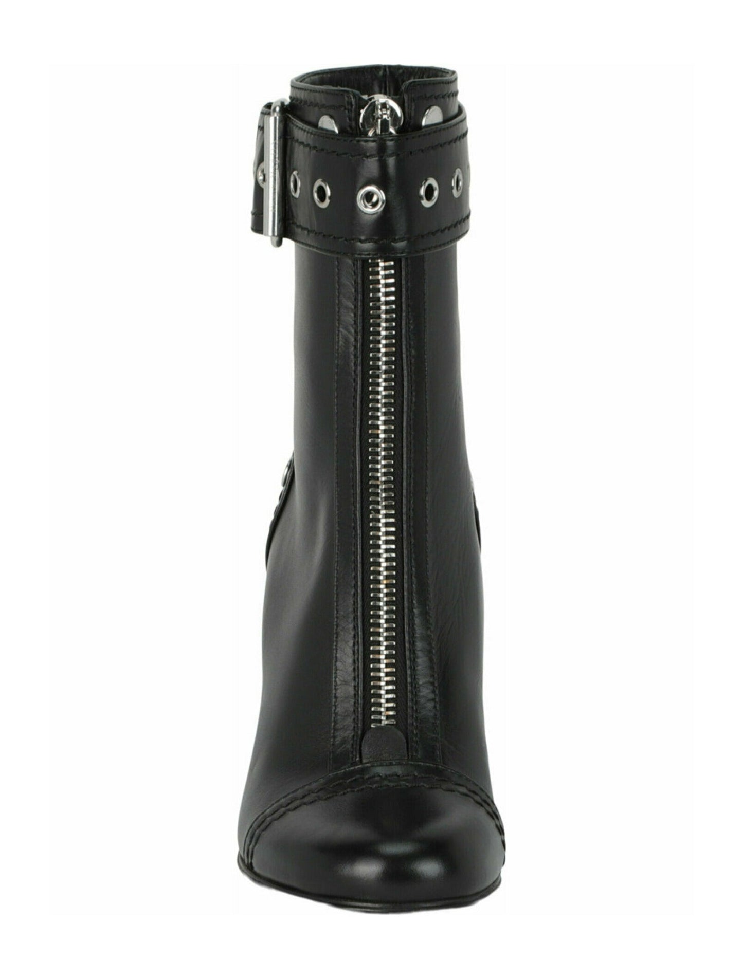 Alexander McQueen Buckle Detailed Ankle Boots
