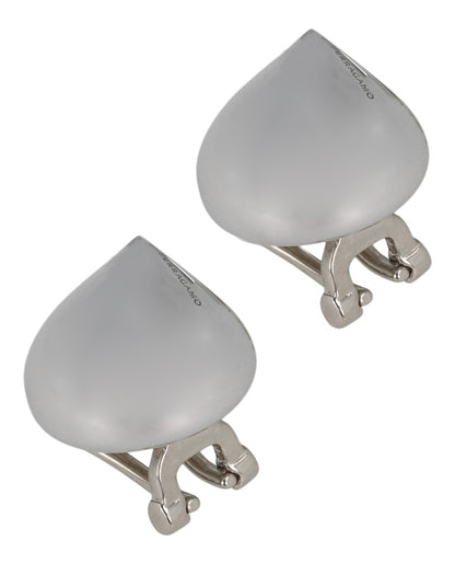 Ferragamo Small Sculptural Clip on Earrings