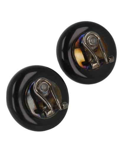 Ferragamo Medium Sculptural Clip on Earrings