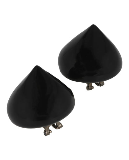 Ferragamo Large Sculptural Clip on Earrings