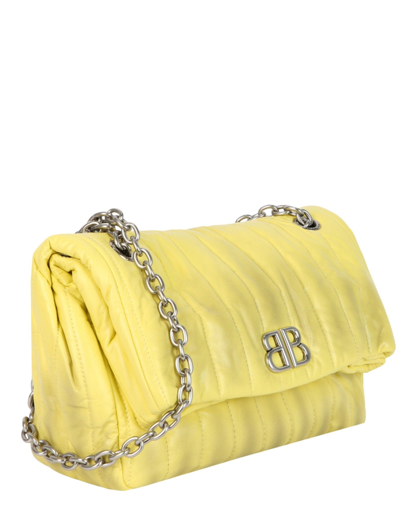 Balenciaga Monaco Sprayed Quilted Small Chain Bag