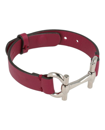 Ferragamo Double Gancini Leather Bracelet