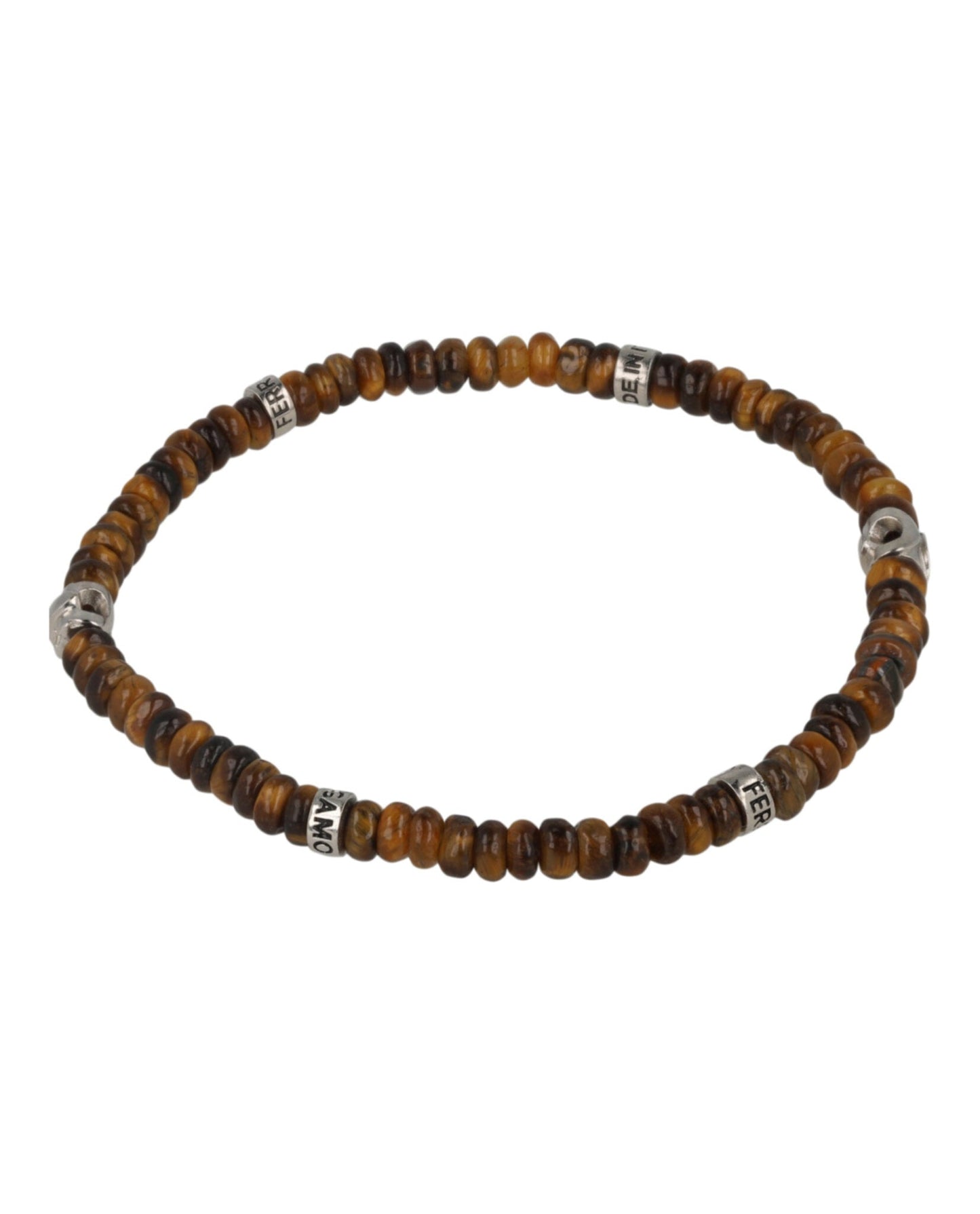 Ferragamo Small Tiger Eye Beadstone Bracelet