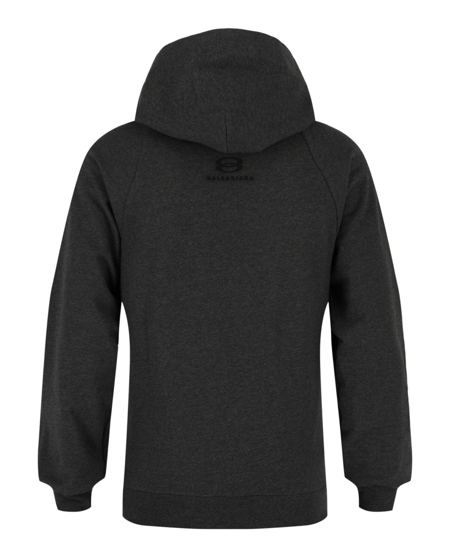 Balenciaga Embroidered Logo Zip-Up Hoodie