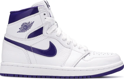 Air Jordan Preschool Retro 1 High Og 'Court Purple 2021' Ps Sneakers