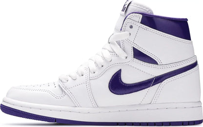 Air Jordan Preschool Retro 1 High Og 'Court Purple 2021' Ps Sneakers