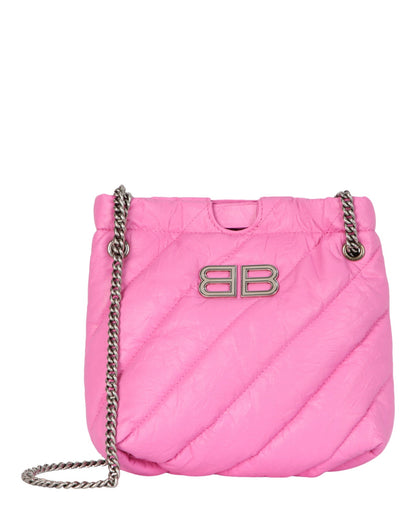 Balenciaga Xs Quilted Crush Tote Bag