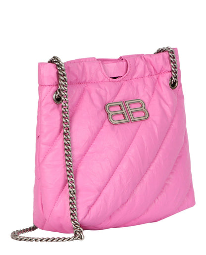Balenciaga Xs Quilted Crush Tote Bag