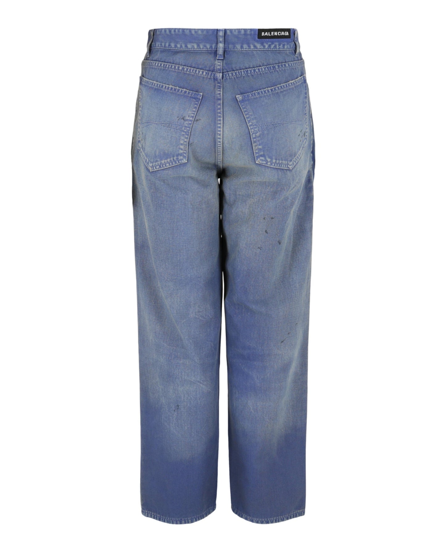 Balenciaga Loose Fit Distressed Jeans