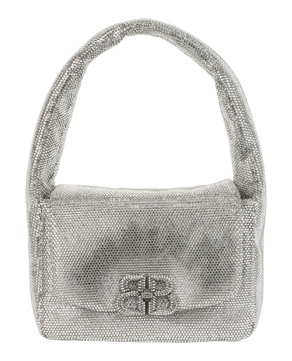 Balenciaga Small Monaco Sling Bag in Strass