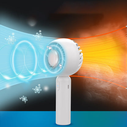 Ice Compression Handheld Fan Refrigeration USB Mini Fan Cross-border New Explosive Ice Hockey Fan
