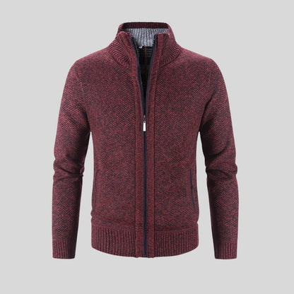 Men's Stand Collar Zip Jacket