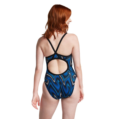 Speedo Endurance Purpose Flyback Women's Swimsuit - Navy/Black - FINAL SALE