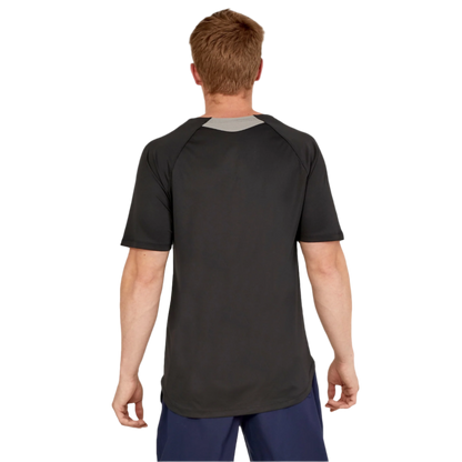 Speedo Baybreeze Short Sleeve Swim Shirt Rashguard - Black