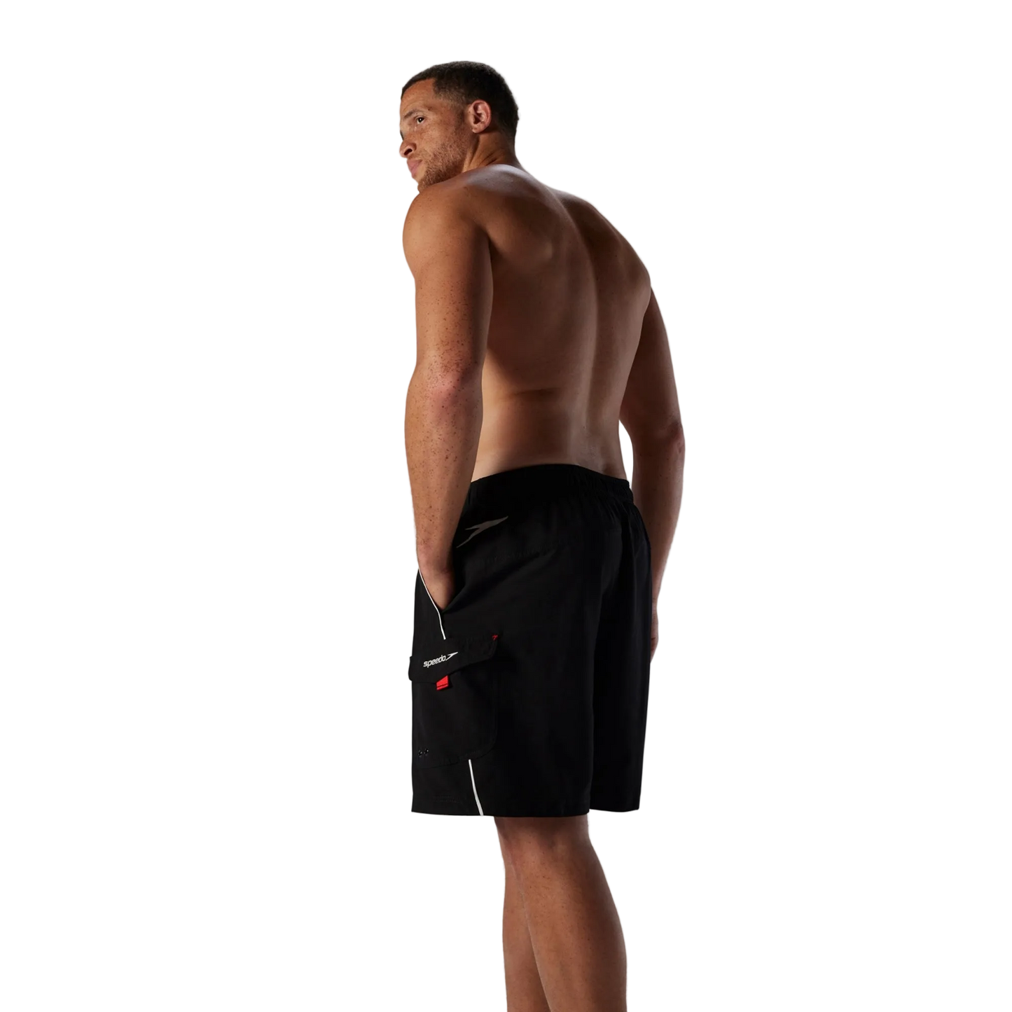 Speedo Men's Marina Volley 20" Swim Trunks - Black