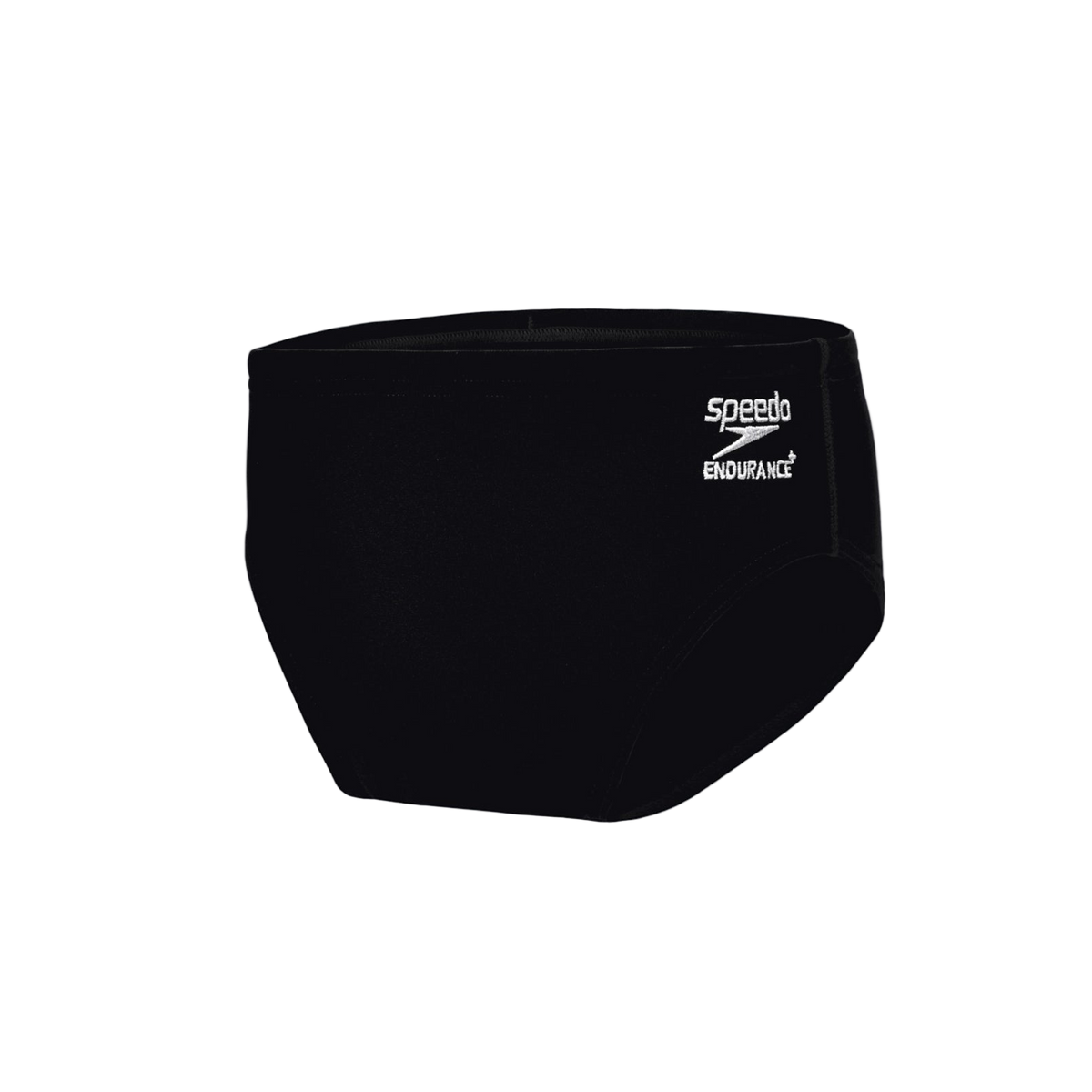 Speedo Endurance Boys Solid Brief Swimsuit - Black