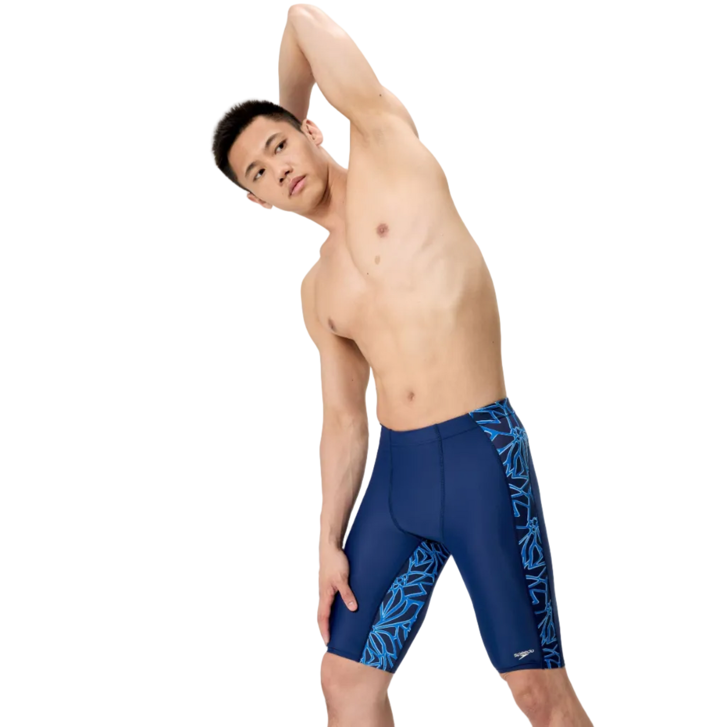 Speedo Mens Jammer Swimsuit - Petal Polygon Team Royal