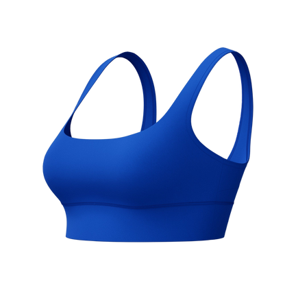 Speedo Solid Square Neck Bikini Top - Sapphire