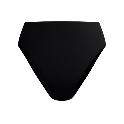 Speedo Solid Cheeky High Waist Bikini Bottom - Anthracite