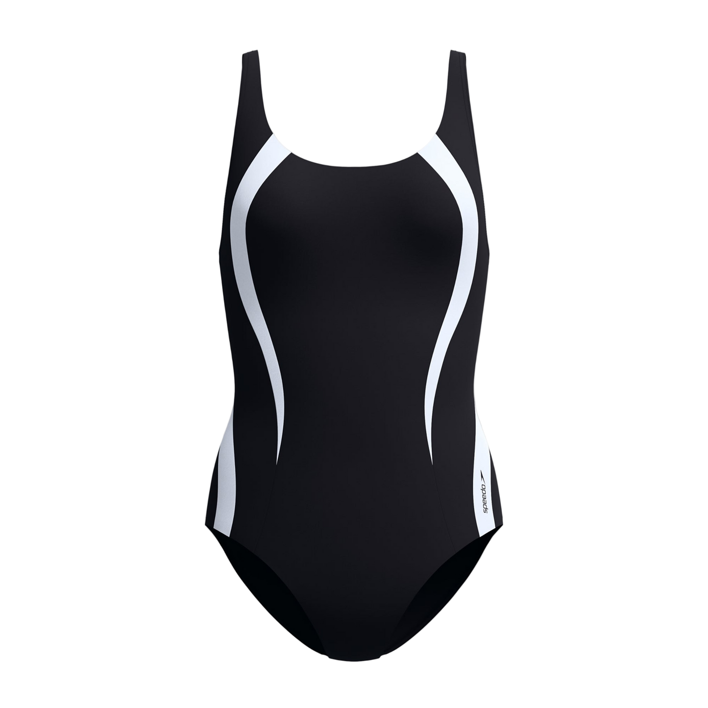 Speedo Quantum Contour One Piece Fitness Swimsuit - Anthracite