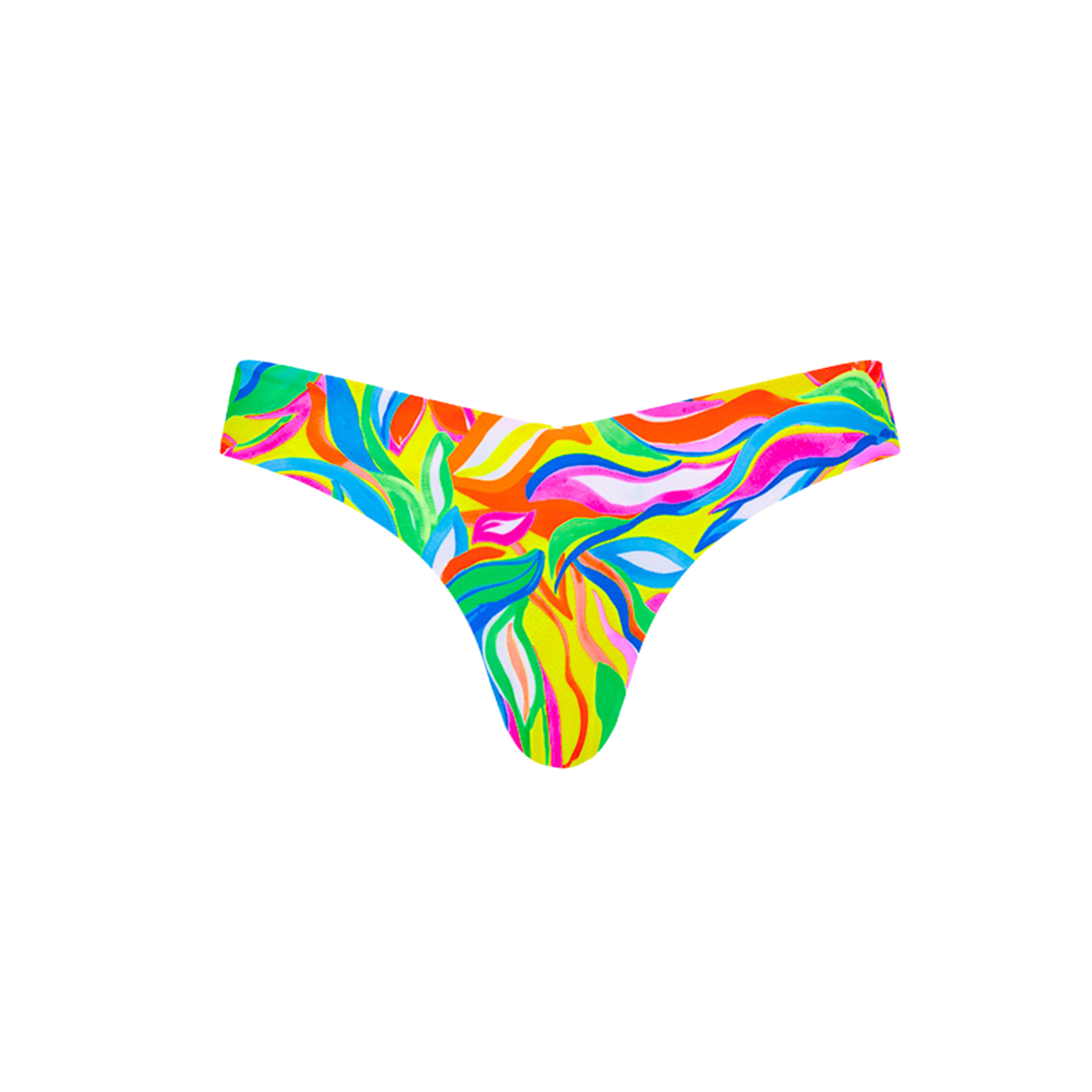 Kulani Kinis Cheeky V Bikini Bottom - Tropical Illusion - FINAL SALE