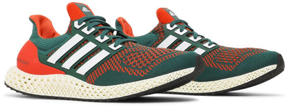 adidas Men's Ultra 4D 'Miami Hurricanes' Sneakers