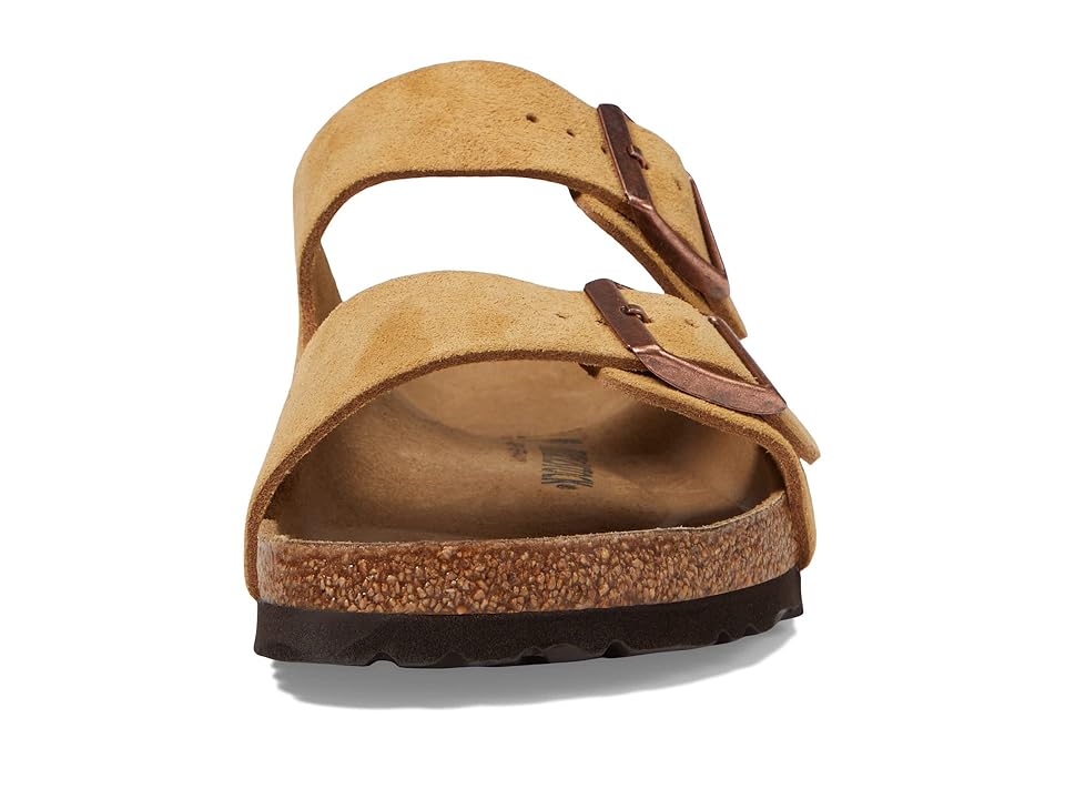 Birkenstock Unisex Arizona Suede Leather Latte Cream
