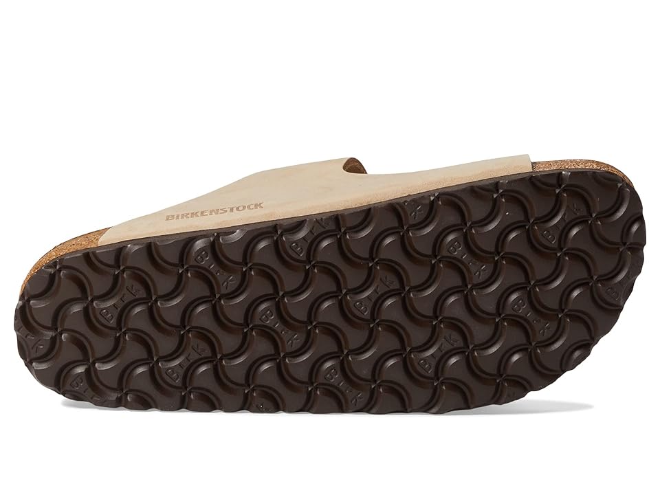 Birkenstock Unisex Arizona Big Buckle Nubuck Leather Sandcastle