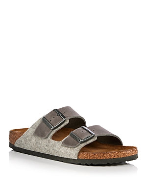 Birkenstock Arizona Leather Textile Sandals Regular
