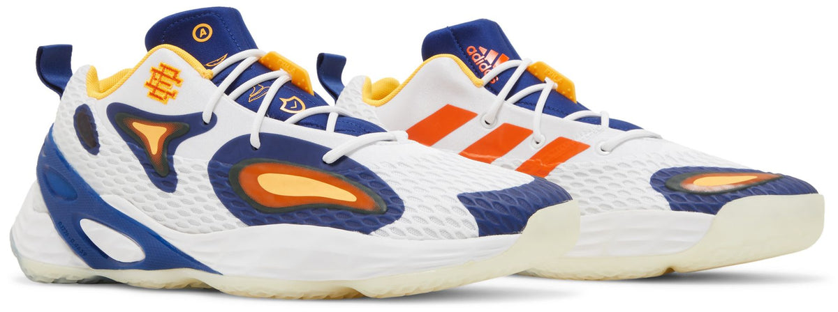 adidas Men's Exhibit A 'Eric Emanuel White Blue' Sneakers
