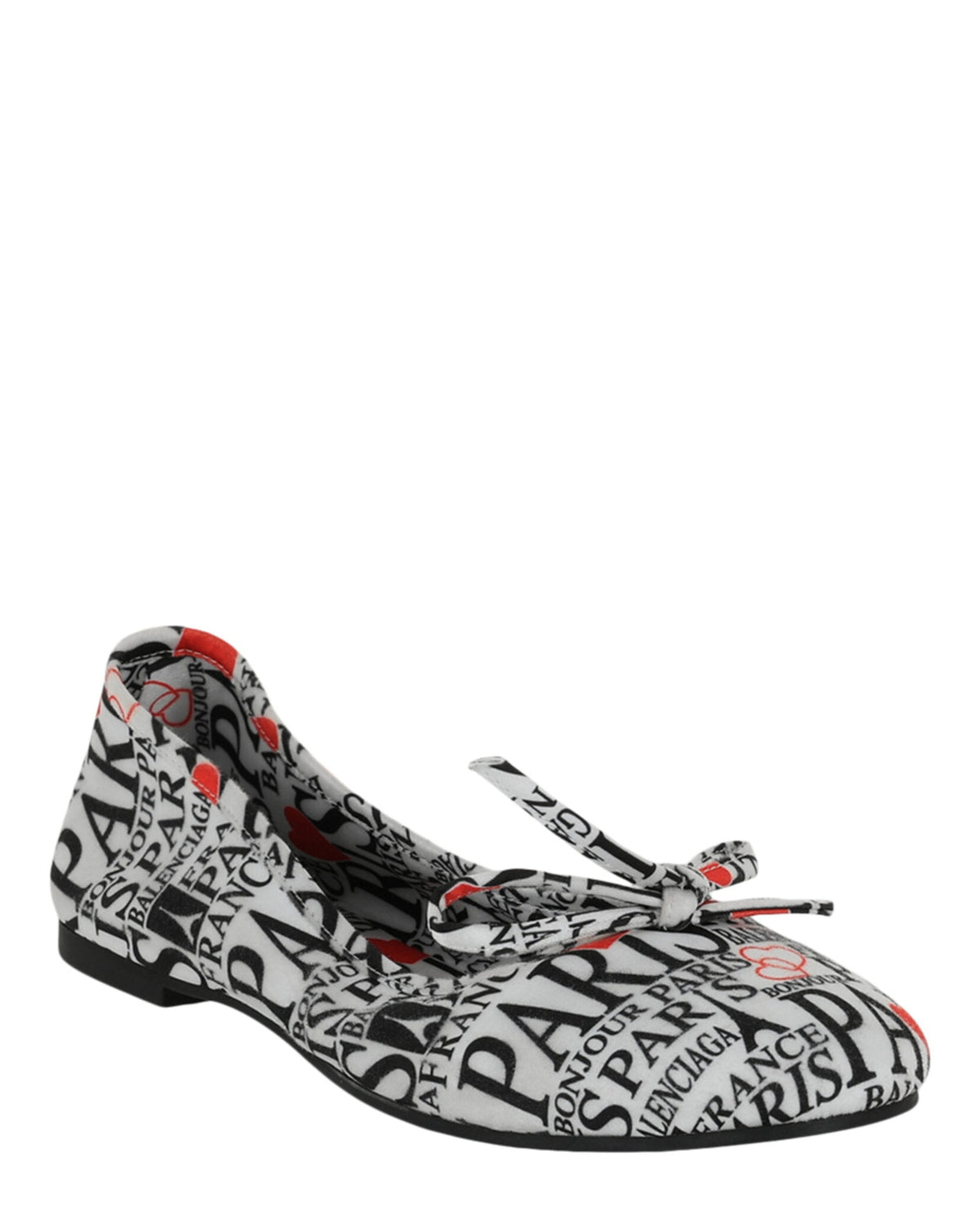 Balenciaga Leopold Printed Ballet Flats