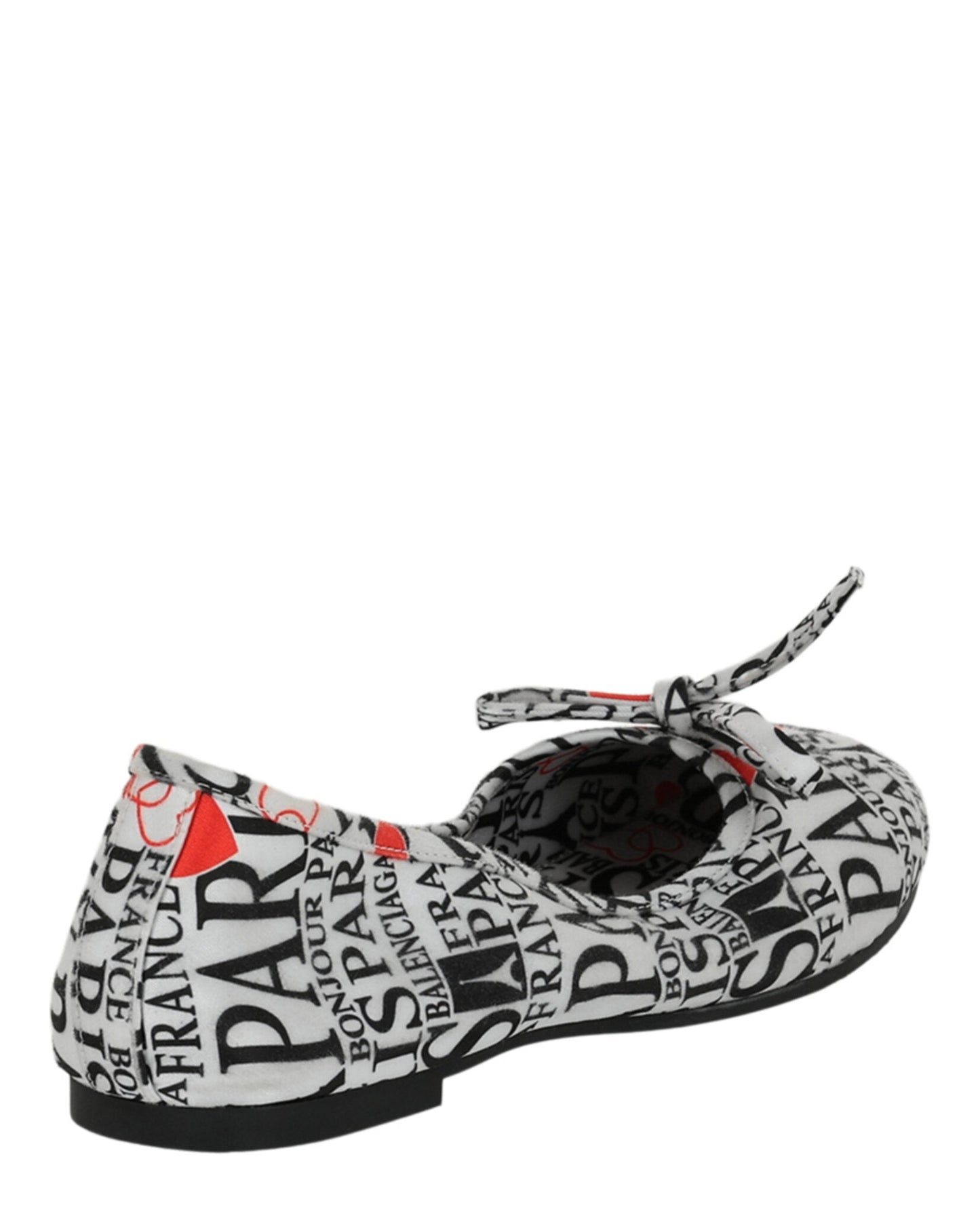 Balenciaga Leopold Printed Ballet Flats