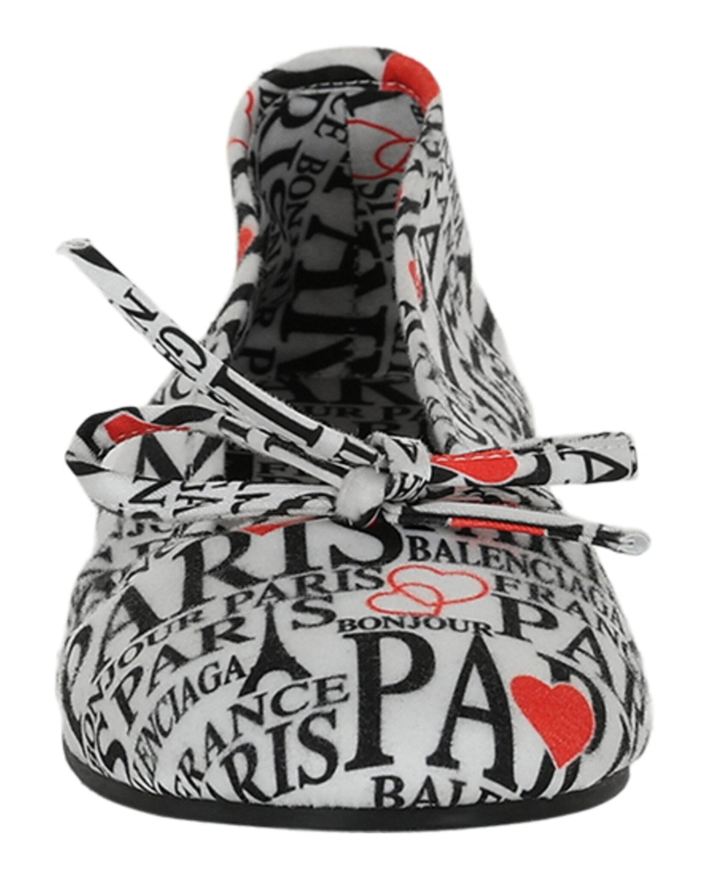 Balenciaga Leopold Printed Ballet Flats